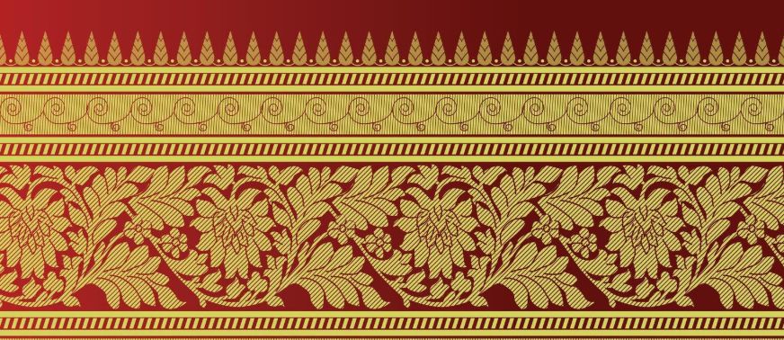 Silk motif detail